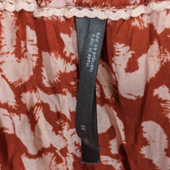 Anthropologie Flounced Maxi Lounge Dress Size XS - Picture 4 of 7